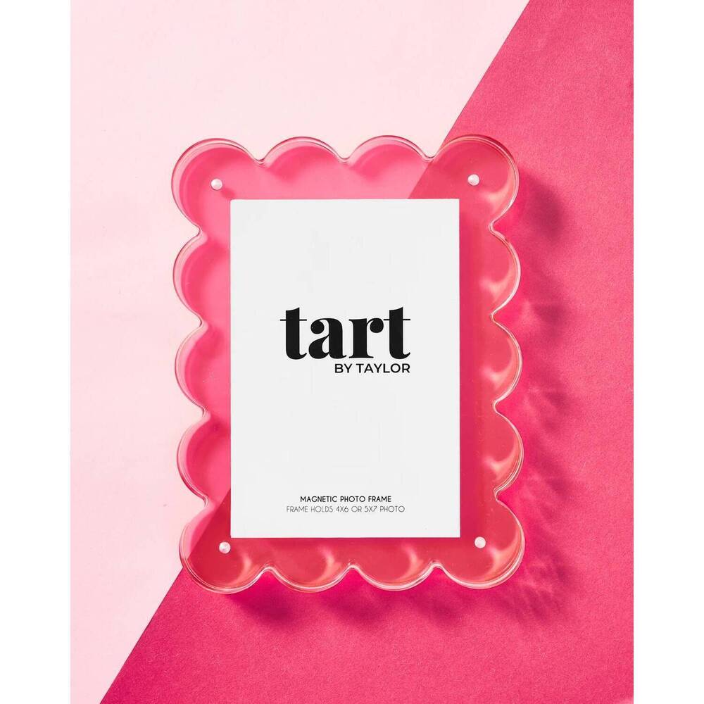 NEW TART BY TAYLOR acrylic picture frame in pink